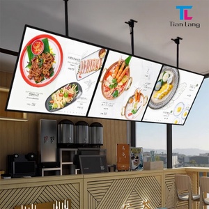 Tianlangfast thực phẩm quán cà phê Bảng <span class=keywords><strong>Menu</strong></span> hiển thị Phát Sáng Led <span class=keywords><strong>menu</strong></span> Backlit quảng cáo đặt hàng thực phẩm quảng cáo hộp Đèn - Product Image 1