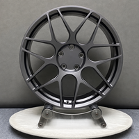Jantes en alliage forgé sur mesure 1 pièce en satin gris bronze à 5 branches, 18, 19, 20, 21 pouces, 5x112, 5x120, 5x114.3 pour BMW M3 M4 Audi RS5