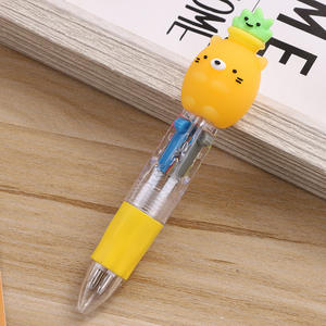 Stylos à bille rétractables multicolores en plastique, mignons, en forme d'animaux, pour la rentrée scolaire, cadeau - Product Image 6