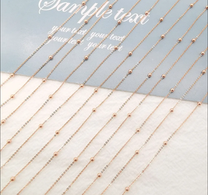 Nouveau collier de perles en or massif 18 carats délicat et délicat pour femmes avec pendentif assorti - Product Image 3