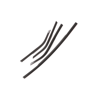 Real Carbon Fiber <span class=keywords><strong>Car</strong></span> Inner Porta Braço Painel Guarnição Tampa Anti-Scratch para Audi A8 2018-2021 Acessórios Interior do Carro - Product Image 3
