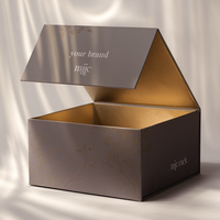 Benutzer definierte recycelbare Kosmetik Magnet papier Geschenk starre Box Luxus Magnet Verpackung Brieftasche Boxen mit Logo
