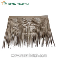 Paume artificielle d'extérieur Viva Palm Chaume synthétique en plastique Toit de chaume Gazebo Paysage Maison de paille de chaume