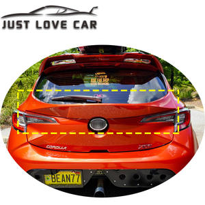 JUSTLOVECAR-alerón medio para <span class=keywords><strong>TOYOTA</strong></span> AURIS, <span class=keywords><strong>COROLLA</strong></span>, HATCHBACK, ABS, maletero, labio, 2019, 2020, 2021, <span class=keywords><strong>2022</strong></span> - Product Image 3