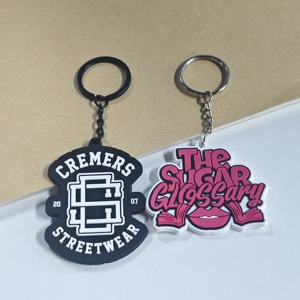 Design 2024 Wholesale NEW Design Custom Logo Rubber Keychains Personalized PVC Keychains Customized Silicone Keyring - Product Image 6