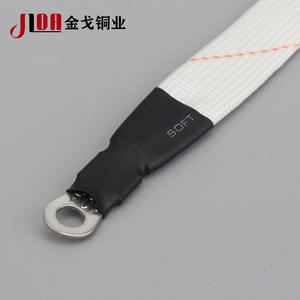 Изолированная гибкая медная оплетка, высокопрозрачная Гибкая заземляющая трубка, плоский плетеный разъем для электрического оборудования - Product Image 4