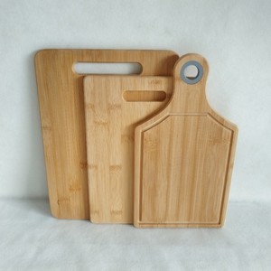 Bamboo Rectangular Cutting Board 33x18x1cm 29x20x1cm 33x24x1cm With Handle For <b>Kitchen</b> Use - Product Image 2