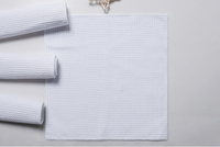 Serviette de cuisine gaufrée 400 GSM 16*24 en polyester blanc 100% pour sublimation, impression personnalisée, serviettes de cuisine vierges pour adultes