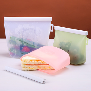 Sac alimentaire sans BPA, sac de conservation du lait maternel réutilisable en silicone pour la cuisine - Product Image 5