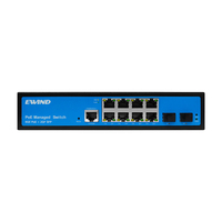 Conmutador Gigabit Administrado de 10 Puertos, Conmutador Ethernet de Capa 2 para Cámaras IP, Juego de Herramientas de Automatización para Instalación de CCTV