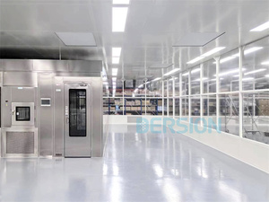 Conteneur de salle blanche modulaire sans poussière du fabricant <span class=keywords><strong>Dersion</strong></span> avec filtre HEPA et parois souples – Équipement de purification d'air pour salle blanche - Product Image 2
