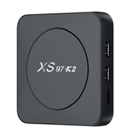 Nouvelle conception XS97 K2 BT TV Box H.265 HEVC ARM Cor Tex-A53 Allwinner H313 Décodeur Android 10.0 4K Smart TV Box Double WiFi