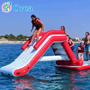 Bền Mini <span class=keywords><strong>Inflatable</strong></span> Ascend Nước Biển Trượt Leo Núi Thác Trượt Cho Hồ Bơi Bảng Hoặc Sup Nền Tảng Juegos Inflatables - Product Image 1