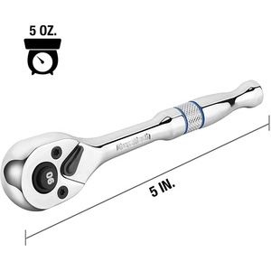 DURATECH 1/4-Inch Drive <strong>Ratchet</strong> Handle 90-Tooth Quick-Release Reversible <strong>Wrench</strong> Socket Customizable OEM Mechanical <strong>Wrench</strong> - Product Image 2
