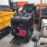 Mini bétonnière autochargeante de 200 L, compacte, sur chenilles, entièrement hydraulique, avec moteur diesel Euro 5 pour la construction