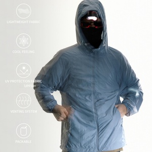 Chaqueta Ligera de Ciclismo Personalizada, Chaqueta Cortavientos de Secado Rápido para Exteriores, Transpirable, Delgada, con Protección Solar UPF50 Anti-UV, Marca Fabricada - Product Image 1