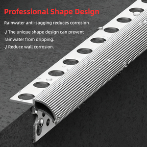 Hiện Đại Hợp kim nhôm EAGLE mỏ nhỏ giọt dòng không thấm nước bên ngoài tường mái hiên và cửa sổ sill nước hướng dẫn dải - Product Image 2