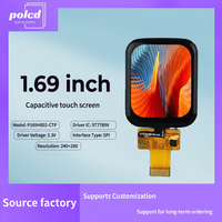 1,69-Zoll LCD-Bildschirm mit SPI-Schnittstelle Kapazitiver Touchscreen IPS-Technologie RGB-Farbe Anpassbar