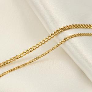 Dây chuyền nam mạ vàng <span class=keywords><strong>14K</strong></span> kiểu hip-hop bền chắc, chất liệu đồng thau, kích thước 3/4/5mm, dài 20 <span class=keywords><strong>inch</strong></span>, kiểu dây Cuban Link, bán buôn - Product Image 6