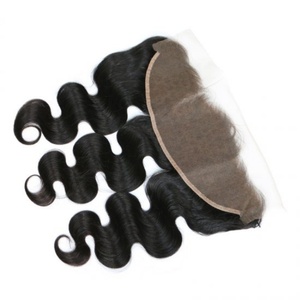 10A the Best Natural Human Hair <b>Extensions</b> Body Wave 13*4 Lace Frontal with Baby Hair - Product Image 4