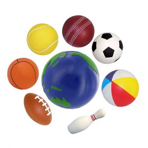 Ballons anti-stress en mousse PU promotionnels QM en gros – Basketball, volley-ball, football – Jouets anti-stress personnalisables avec logo - Product Image 4