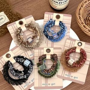 Ensemble de bandeaux élégants en dentelle rétro pour femmes avec élastique à haute élasticité - Accessoire pour cheveux, cadeau de fête - Product Image 1