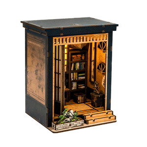 Maison miniature en bois de style japonais XW02, jouet d'assemblage créatif pour le développement intellectuel des jeunes - Product Image 1