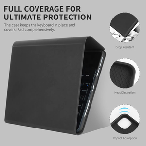 Laudtec Tự Động Ngủ/Đánh Thức Trackpad Rugged Chống Sốc Từ Bàn Phím Trường Hợp Với Đứng Folio Bảo Vệ Bìa Cho <span class=keywords><strong>iPad</strong></span> 9.7 Pbk279 - Product Image 6