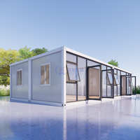 Module de bureau préfabriqué en acier de 40*20 pieds, conteneur personnalisé, bureau portable, maison modulaire
