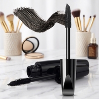 Mascara liquide noir imperméable à séchage rapide en gros, cosmétiques à marque privée, mascara longue tenue pour cils bouclés et épais
