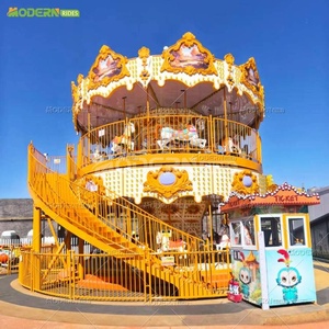 Manège à deux étages 38/48 places, manège de fête foraine, équipement d'amusement certifié CE - Product Image 3