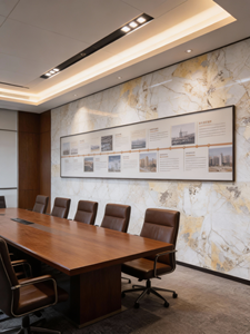 Dalle de marbre en porcelaine Golden <span class=keywords><strong>Pandora</strong></span> 750*1500 pour mur et sol, idéale pour salle de bain, cuisine, comptoir, pierre frittée - Product Image 4