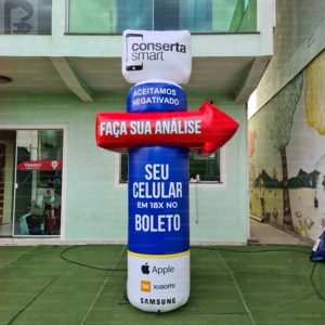 Pilar Publicitario Inflable <span class=keywords><strong>Gigante</strong></span> con Logotipo Personalizado, Flecha Direccional para Ópticas/Tiendas de Gafas/Eventos - Product Image 4