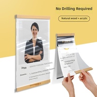 Cadre mural pour photos et images, pour professeurs et personnel, avec profils de professeurs et reconnaissance des employés exceptionnels, style moderne et minimaliste