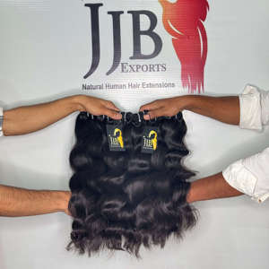 Extensiones de cabello humano indio de templo, doblemente tramado, virgen, con cutícula alineada, rizado y ondulado, para proveedores. - Product Image 2