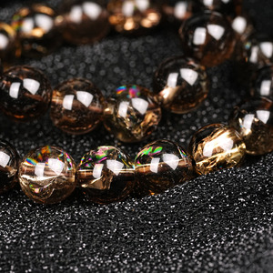 Hoa pha lê Vòng đeo tay bán buôn tự nhiên azerbaijan hun khói thạch anh chế biến Smoky <span class=keywords><strong>Quartz</strong></span> Vòng đeo tay - Product Image 5