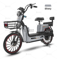 Vélo électrique ASIAN DRAGON 138 500W avec moteur en cuivre pur, 20 pouces, pour adultes, avec siège arrière et panier