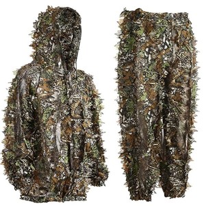 Factory Forest 3D camouflage ghillie vêtements de costume de <span class=keywords><strong>chasse</strong></span> de haute qualité - Product Image 5