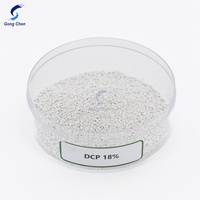 Approvisionnement d'usine 18% DCP phosphate dicalcique additif alimentaire de qualité animale en poudre granulaire favorise la croissance