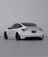 Nuevo Kit de Carrocería para Tesla Model 3, Estilo LB, Difusor Delantero, Alerón, Anchos de Rueda Anchos, Actualización de Arco de Rueda, Negro, Calidad Original 1:1, 2021-2023