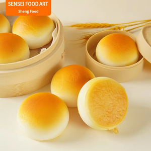Golden Steamed Bun Squeeze <b>Toy</b> Squishy Stress Relief Fidget <b>Desk</b> Hanging Decoration for Girls Boys Kids Adults - Product Image 1