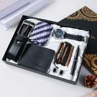 Coffrets cadeaux pour hommes HBC 2026 personnalisables de haute qualité, montre, ceinture, portefeuille, cadeau d'entreprise, cadeau pour la fête des pères, cadeau pour la Saint-Valentin