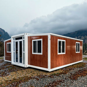 2025 Triángulo listo Estilo moderno Estructura de acero Casas de madera prefabricadas para vivir - Product Image 1