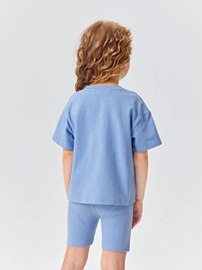 Tenues <span class=keywords><strong>de</strong></span> <span class=keywords><strong>cyclisme</strong></span> simples personnalisées, vêtements décontractés, survêtement, ensemble <span class=keywords><strong>de</strong></span> shorts <span class=keywords><strong>de</strong></span> motard pour enfants, vente à chaud - Product Image 2