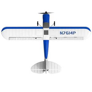VolantexRC azul 2,4G eléctrico 4CH con alerón 500mm envergadura principiante Control remoto RC Sport Cub Avión de juguete para aficionados - Product Image 1