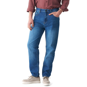 Pantalones Vaqueros Personalizados para Hombre, de Alta Demanda, Corte Recto, Calidad Premium, 100% Algodón, Diseño Casual con Bolsillos - Product Image 4