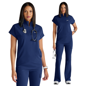 OEM özel <span class=keywords><strong>Logo</strong></span> yeni ürün yüksek kalite diş hastane scdoctors üniformaları XL tıbbi scdoctors doktorlar erkekler için güzellik salonu hemşireler - Product Image 4