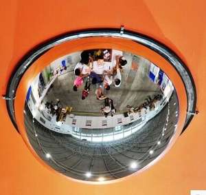 360 degrés 100cm diamètre sécurité routière vue sur la route miroir dôme PMMA sans cadre - Product Image 4