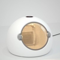Cage de séchage de toilettage pour chat Support automatique Machine en plastique Boîte de toilettage à air Sèche-cheveux portable pour animaux de compagnie