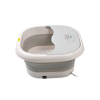 Bassin de lavage des pieds électrique pliable ONYAYA, masseur de pieds pour la circulation sanguine, 4L, 400W, 47°C